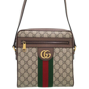 GUCCI Ophidia GG Messenger Crossbody Bag Shoulder Brown